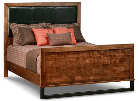 HS - Cumberland Bed w/Upholstered Headboard w/high Footboard