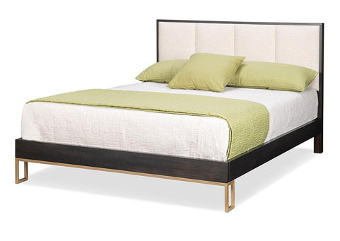 HS - Electra Queen Platform Bed w/ upholstered headboard.