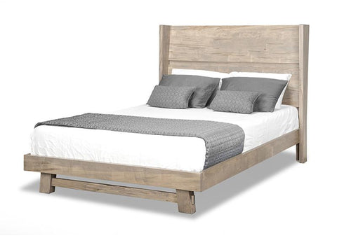 HS - Jasper Queen Platform Bed with Wood Headboard