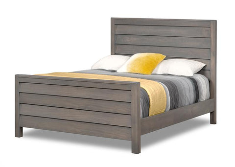 HS - Portland Louvered Bed with High Footboard