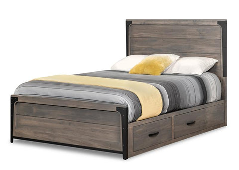 HS - Portland Panel Storage Platform Bed