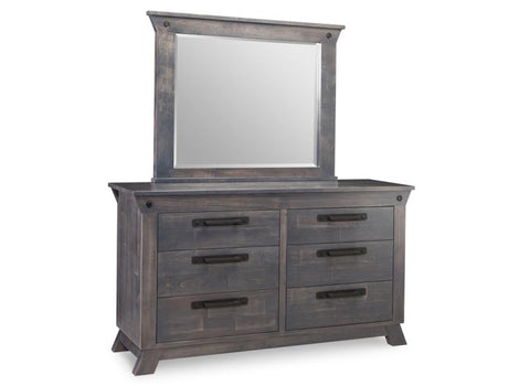 Algoma 6 Drawer Dresser with Mirror