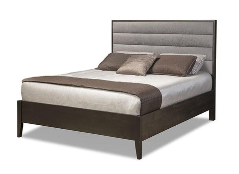 HS - Belmont Bed with fabric headboard and wraparound footboard