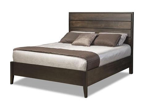 HS - Belmont Bed with wood headboard and wraparound footboard