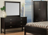 Brooklyn 6 Drawer Dresser and Mirror