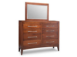 Catalina 8 Drawer High Dresser and Mirror