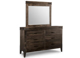 Chattanooga 6 Drawer Dresser and Mirror