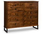 Cumberland 10 Drawer Mule Dresser