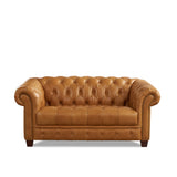 AM - York Leather Sofa
