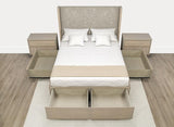 HS - Jasper Condo Storage Bed with Fabric Headboard