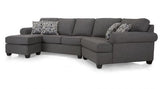 DR 2576 Sofa w/Chaise and Cuddler