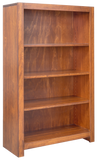 Solid Pine Canadian Made Bookcases.  Over 20 stain options.  In-stock OR special order. Contact us for availability. Shown in 24x60.